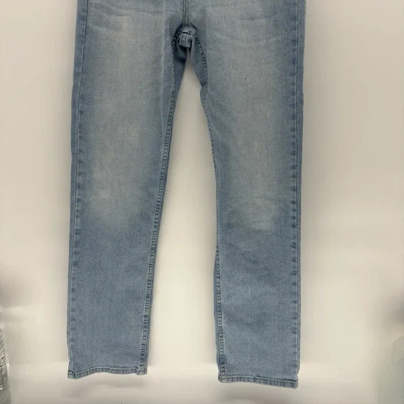 Hollister Epic Flex  Straight Jeans Light Wash Stretch Denim Men 31x32 - Picture 4 of 9